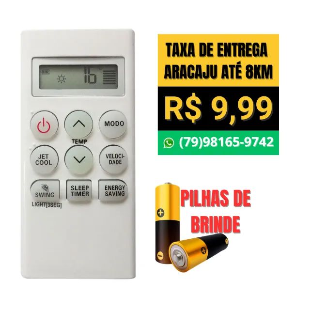 Controle  Ar Condicionado LG Smile Akb * - Nova - Foto 3