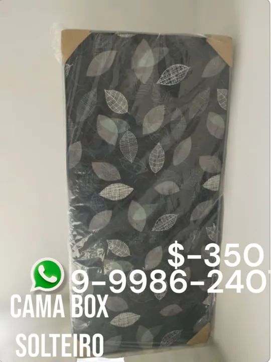 Cama box solteiro nova direto da fábrica  - Foto 3