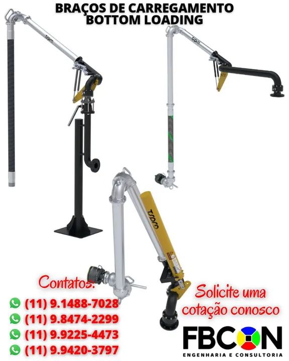 Braço de carregamento para caminhão - Top e Bottom Loading - Foto 4