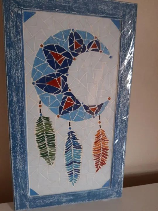 Quadro em Mosaico - Lua