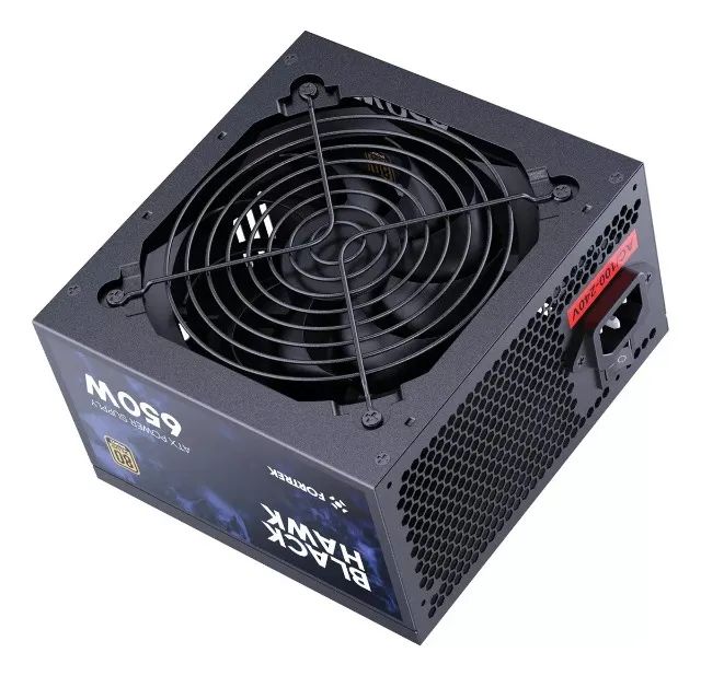 Fonte ATX Fortrek Black Hawk 650W - Alta Potência e Durabilidade Loja Coimbra Computadores - Foto 3