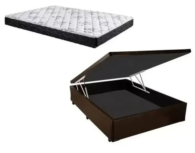Cama Box Baú casal + D33 casal 14 cm  - Foto 2