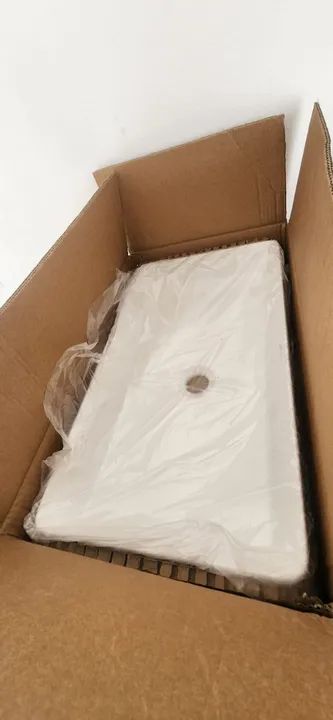 Cuba de Apoio Porcelana Cerâmica (C x L x A): 61 cm x 35 cm x 11 cm
