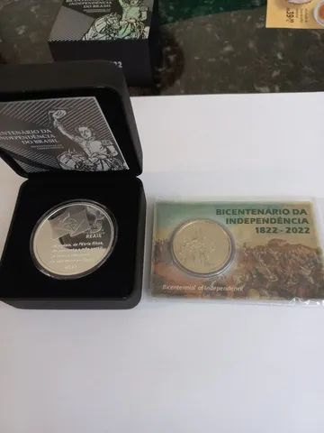 Moedas comemorativas do bicentenário do Brasil 