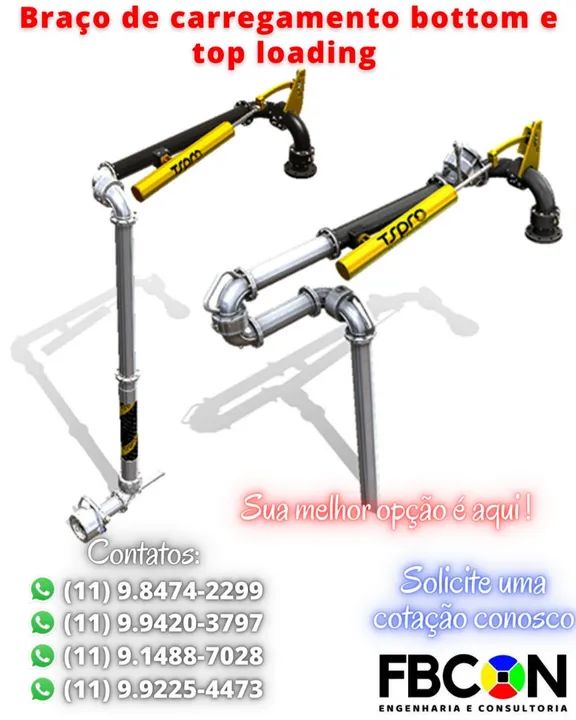 Braço de carregamento para caminhão - Top e Bottom Loading - Foto 5