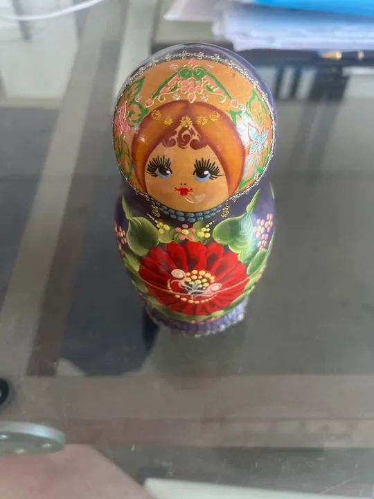 Boneca Russa Matrioska Original (comprado na Rússia) - Foto 3