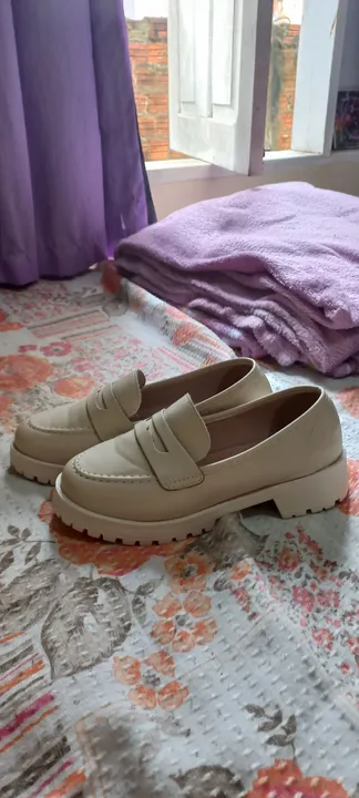 Sapato mocassim branco