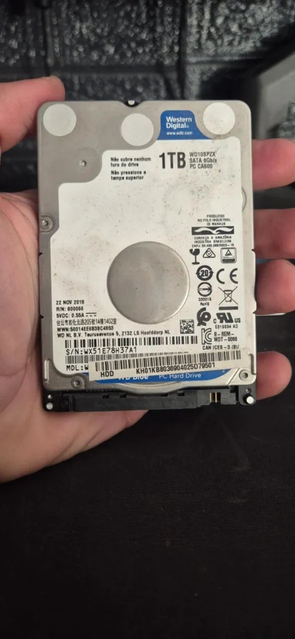 Hds 1tb e 500gb, os dois funcionam perfeitamente - Foto 2