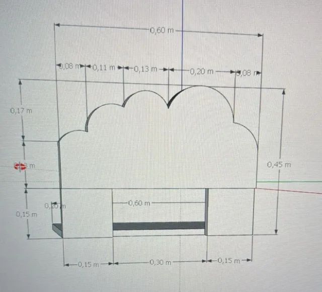 Grade Protetora para Cama Infantil em MDF - Formato Nuvem - Foto 4