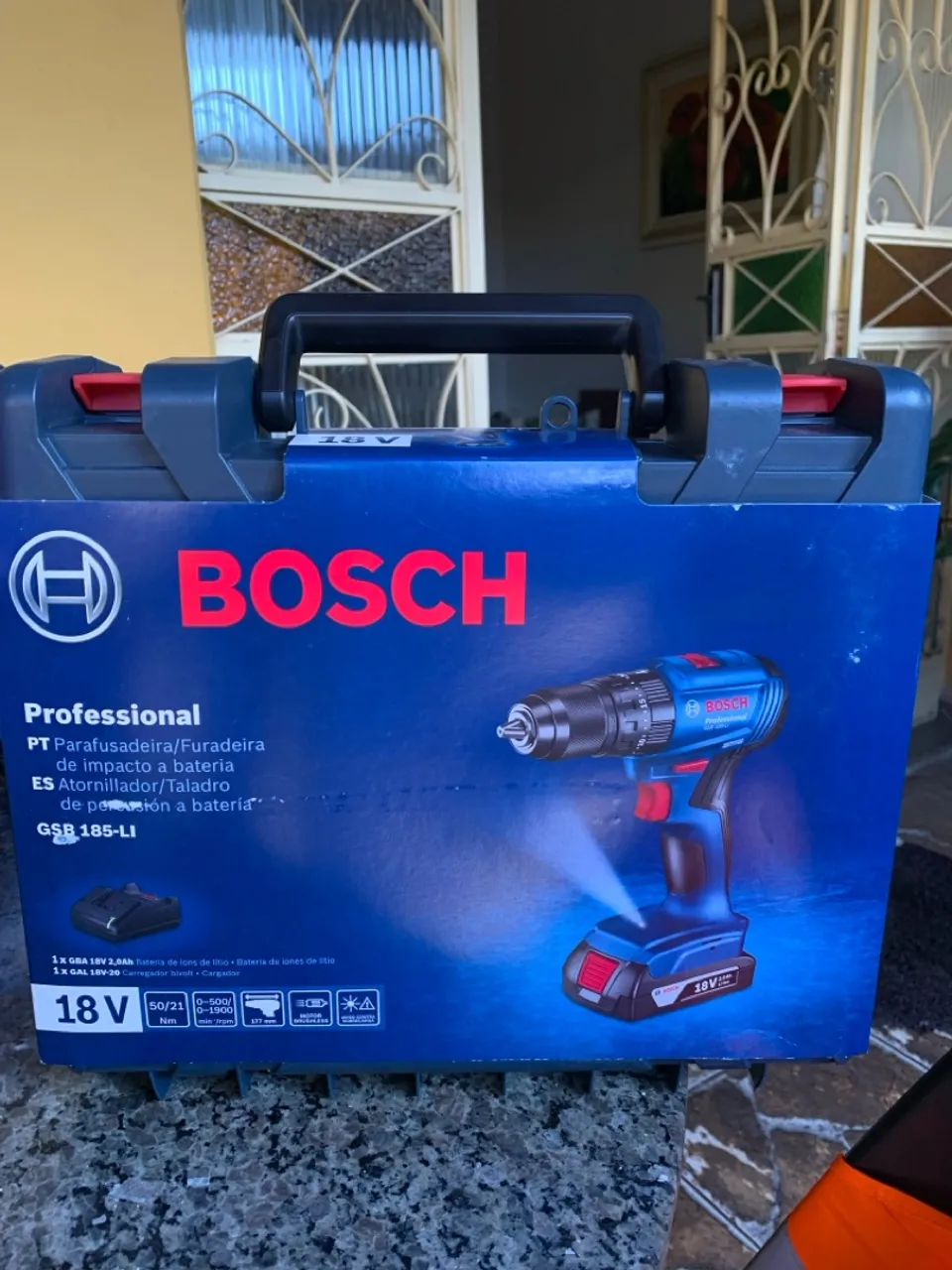 Parafusadeira/Furadeira de Impacto Bosch GSB 185-LI 18V