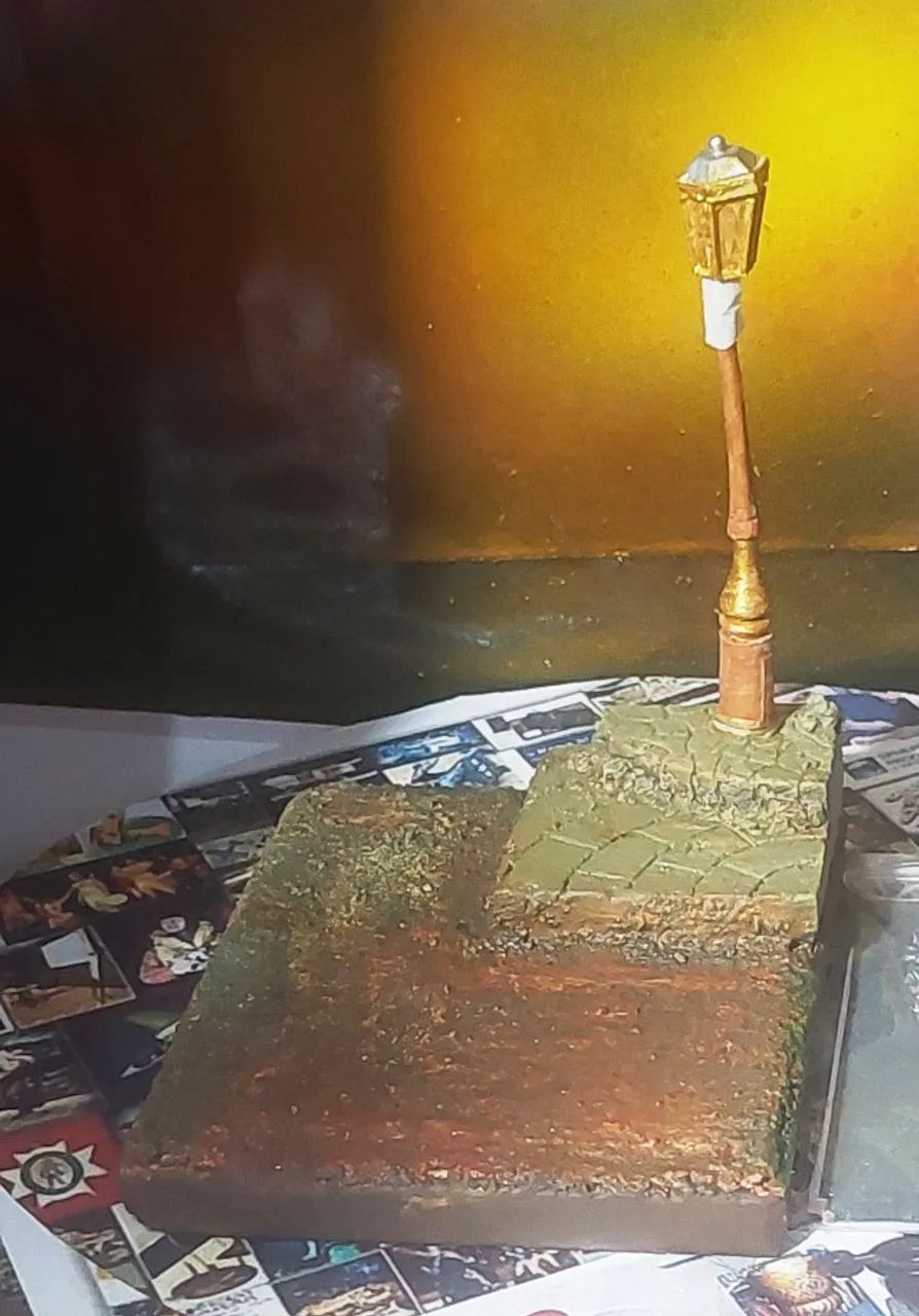 farol cenario minidiorama montado - Foto 4