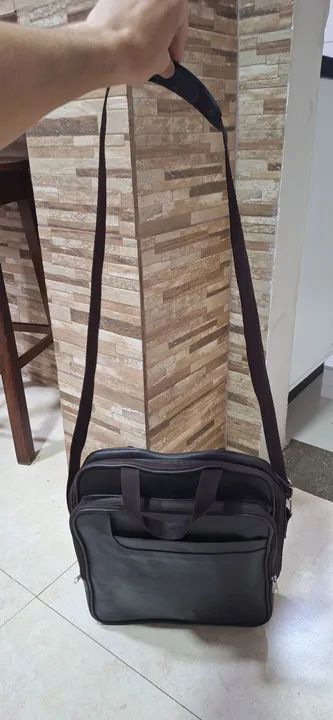 Bolsa de couro em ótimo estado  - Foto 6