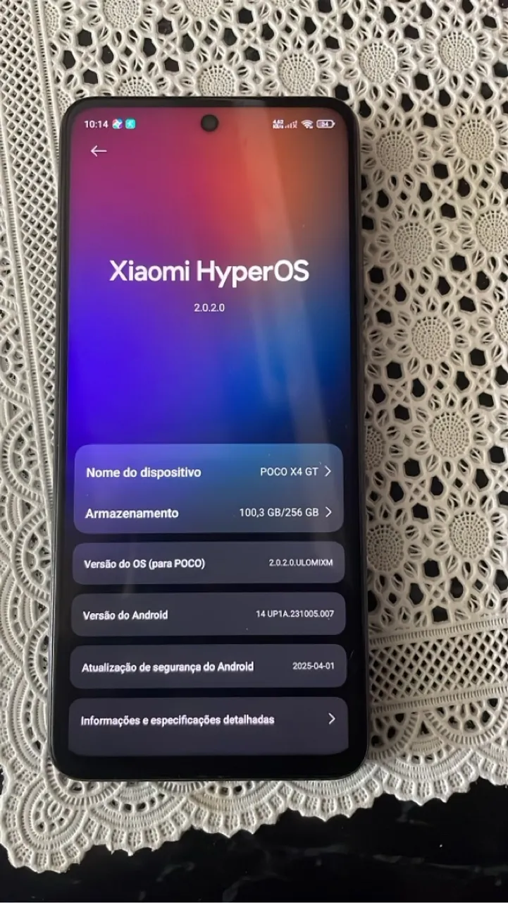 Celular poco X4 Gt