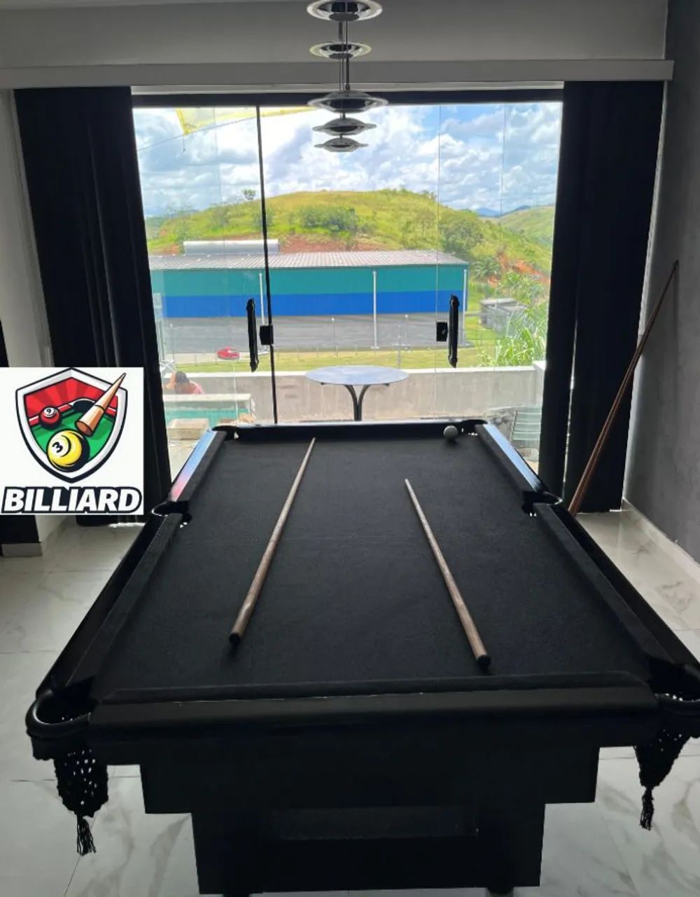 Sinuca de luxo tamanho padrão 
