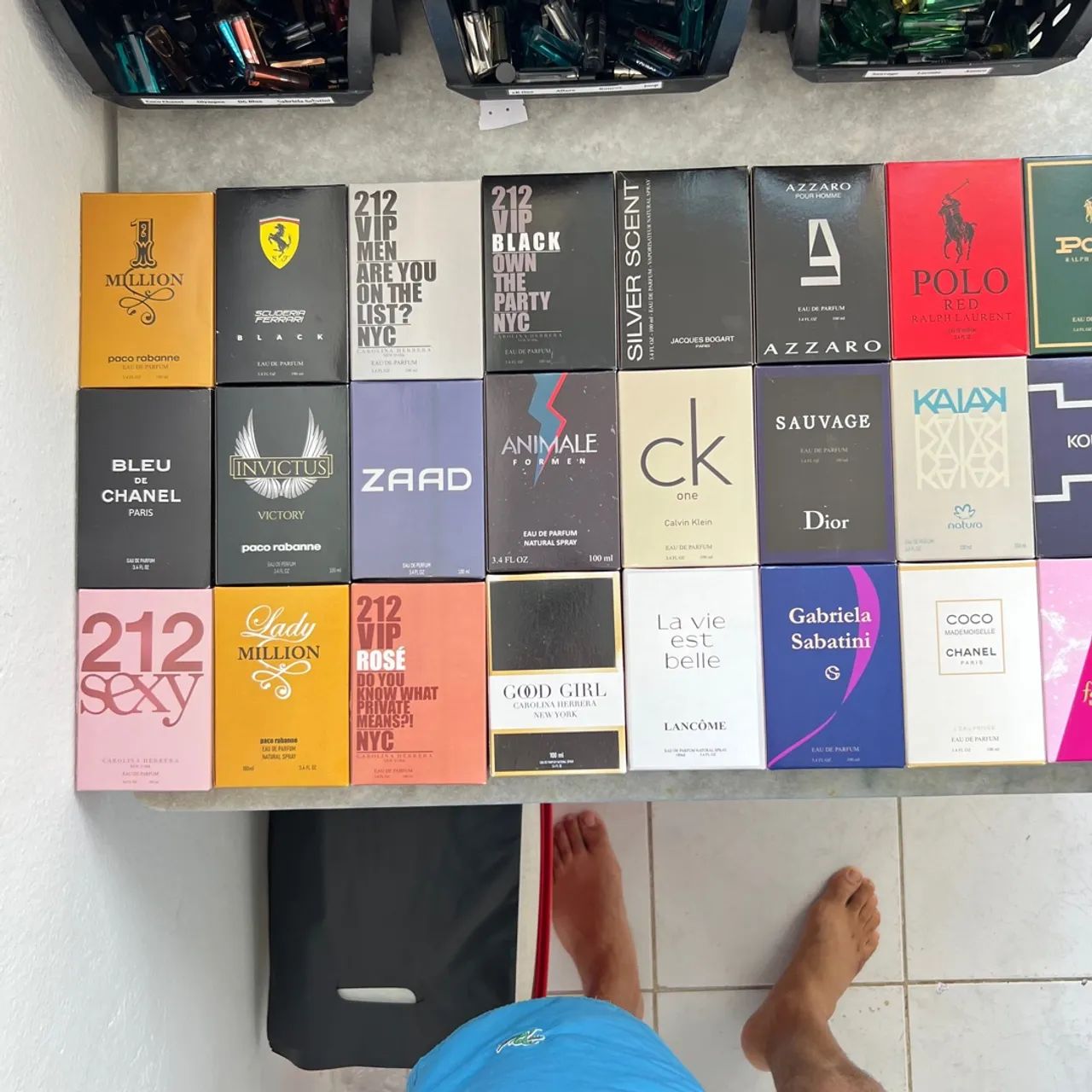 Kit Perfumes Importados 5 por 100 reais 100 ml