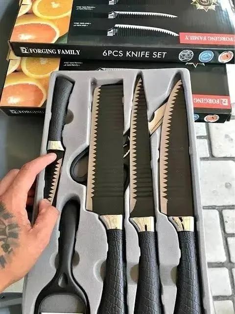 Kit 6 Peças Facas Antiaderente (PAGUE SÓ NA ENTREGA!!!) - Foto 2