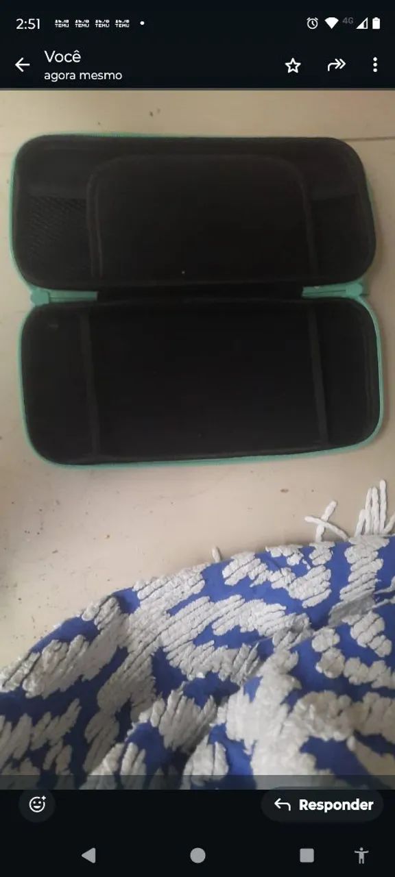 OPORTUNIDADE ÚNICA Capa para Nintendo Switch com estampa de folha do Animal Crossing - Foto 2