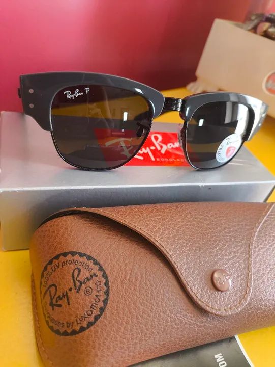 Óculos de Sol Ray-Ban ClubMaster Novo - Foto 2