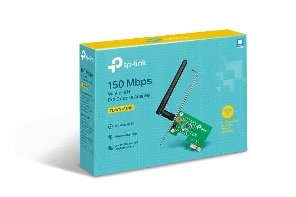 Placa de Rede TP-Link, PCI Express, 10/100/150Mbps, Wireless N 