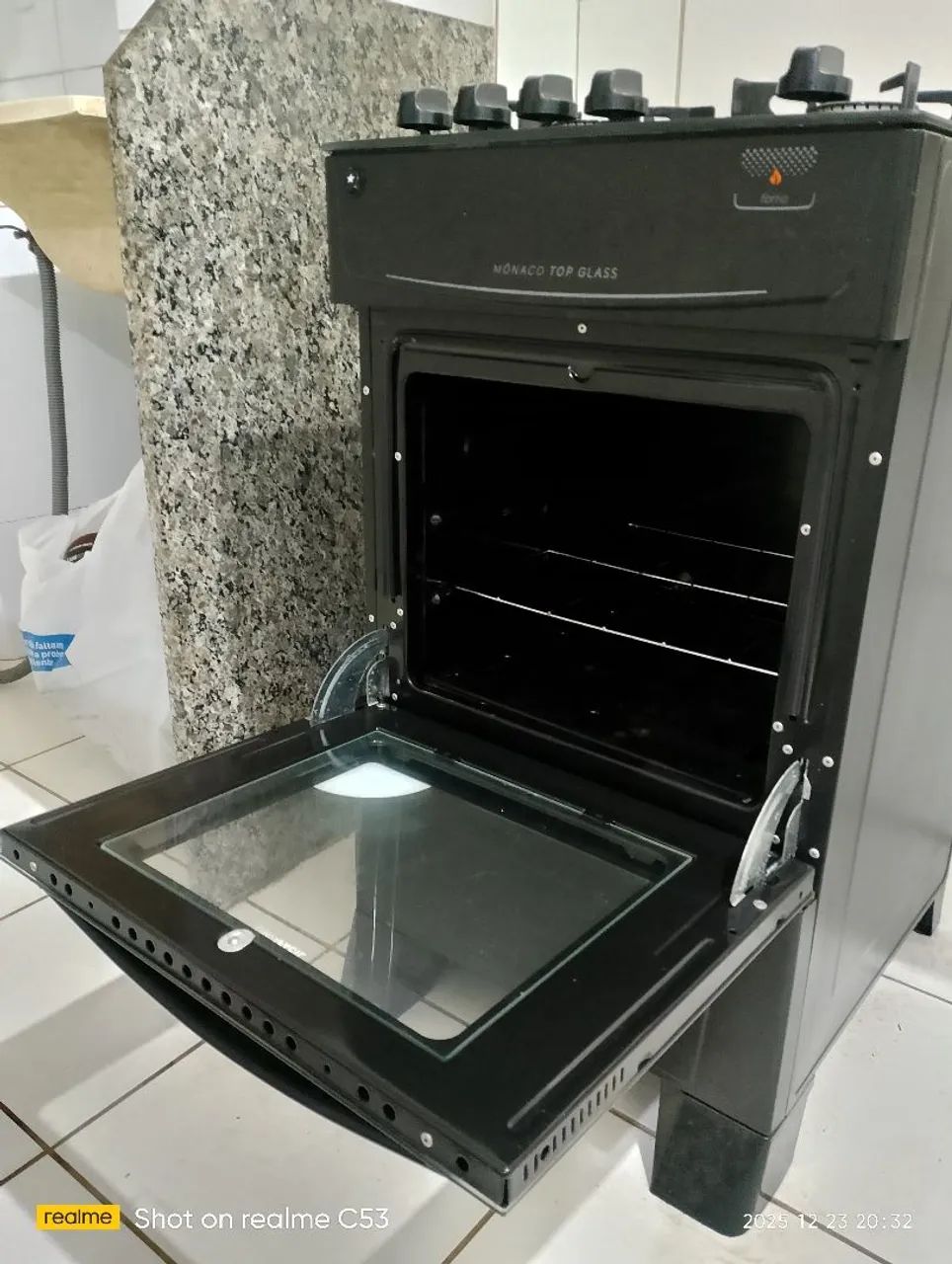 Fogão Tampo de vidro por 450. Atlas.  - Foto 5