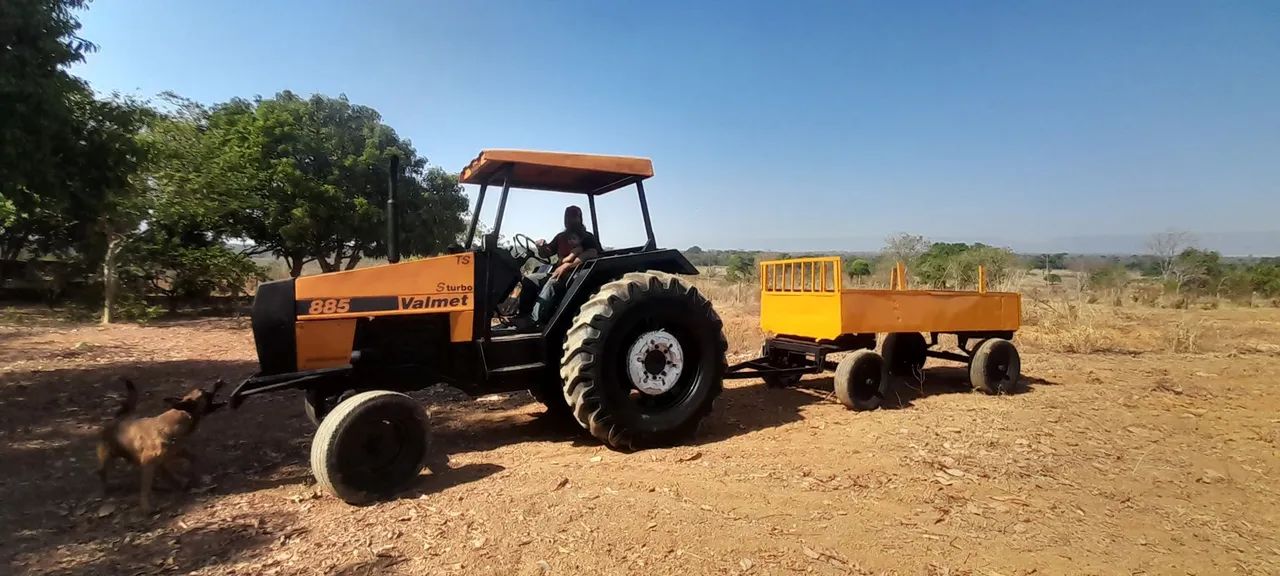 Valmet 885 com grade 14 disco e carrata - Foto 5