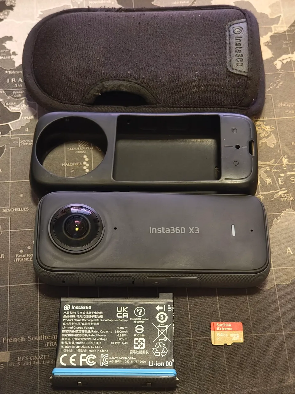 Insta360 X3 - Câmera de ação 360°