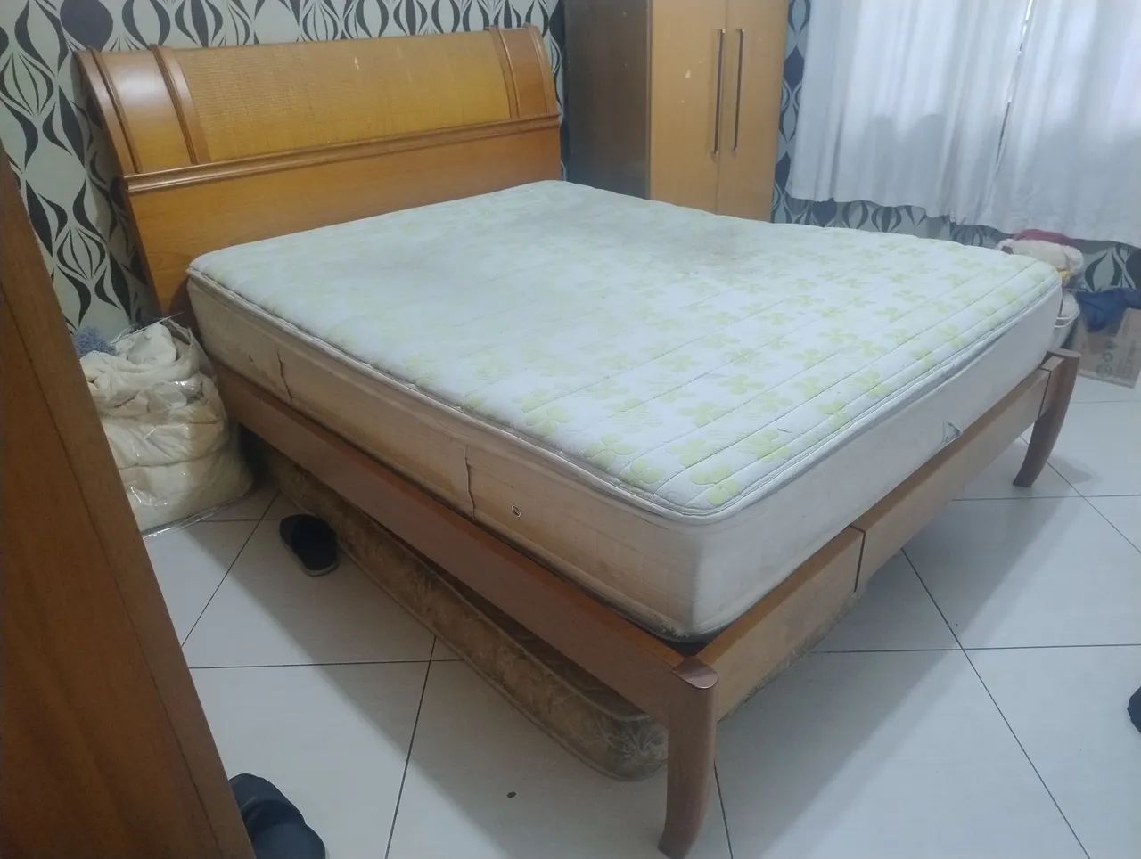 Cama Box de casal com colchão  - Foto 2
