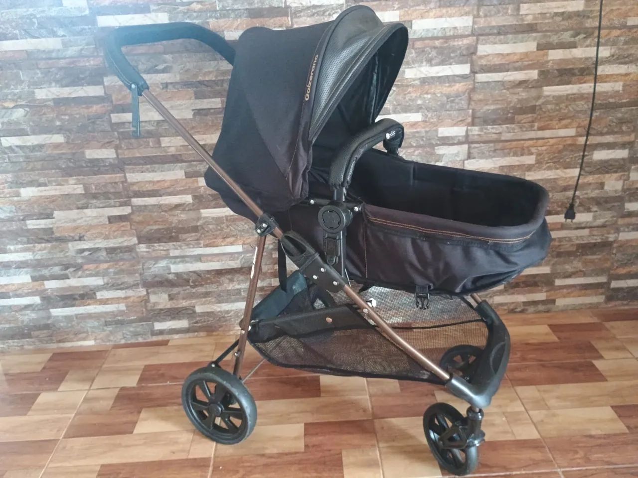 Carrinho Moisés + bebê conforto Galzerano  - Foto 5