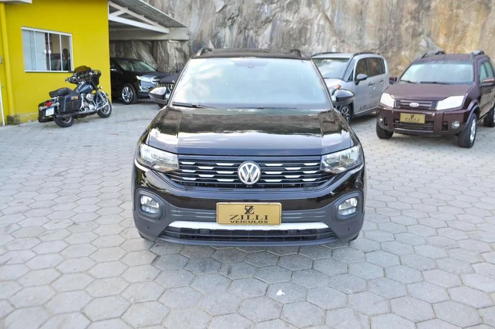 T-CROSS COMFORTLINE 200 1.0 TSI AT (TETO SOLAR) PRETA 2019/2020 - Foto 2