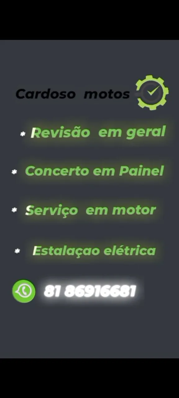 Mecânico motos , trabalhos a domicílio 
