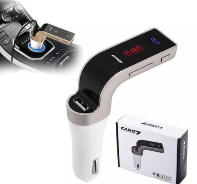 Transmissor Veicular C/ Bluetooth Fm Mp3 Usb E Pendrive  Arduino Automação COD-AP190   - Foto 3