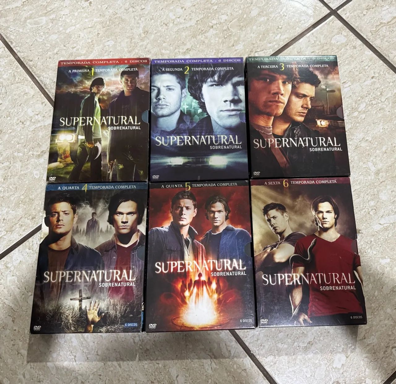 Coleção Supernatural - 6 Temporadas Completas em DVD