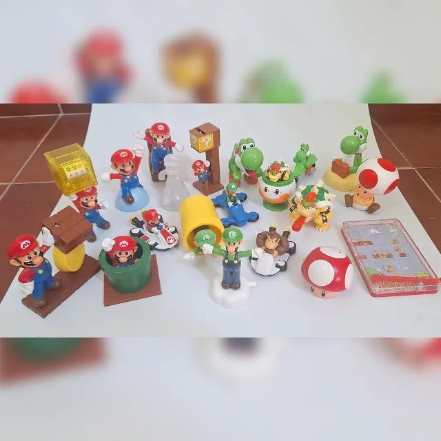 Coleção Super Mario Mc Donalds - 21 peças!