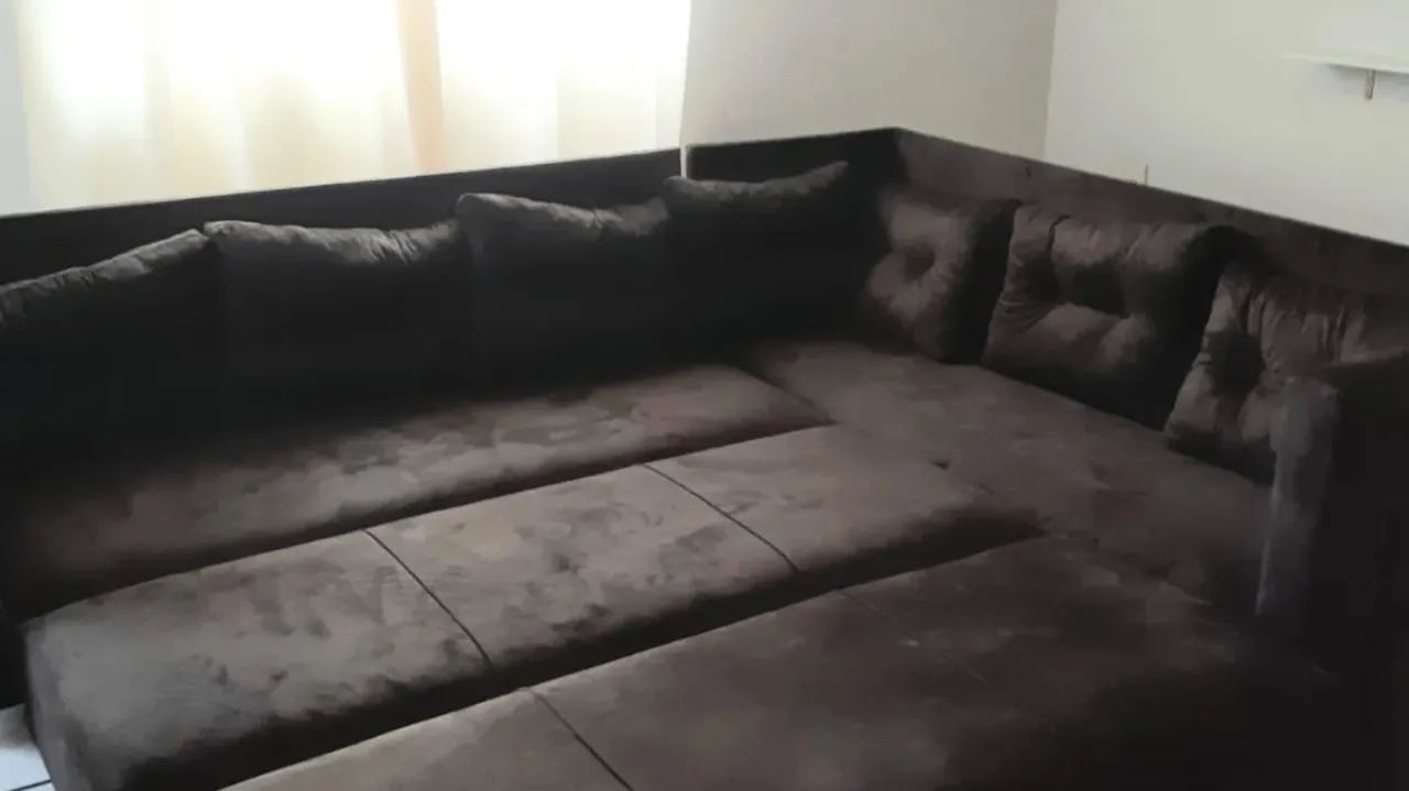 Sofá MULTIFUNÇÕES 6 lugares 2 CAMA CASAL pague na entrega - Foto 2