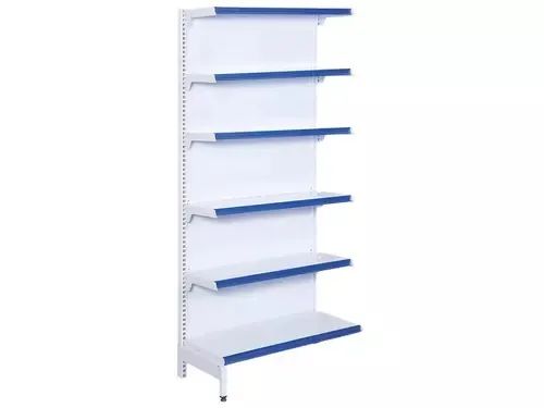 Gôndolas paredes 1.96 cor branca e preta 