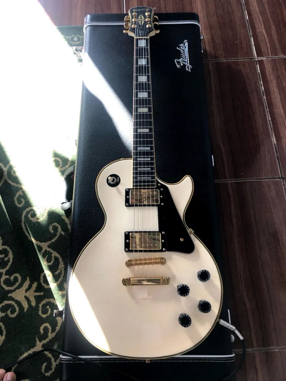 Epiphone Alpine White Custom com upgrade  - Foto 2