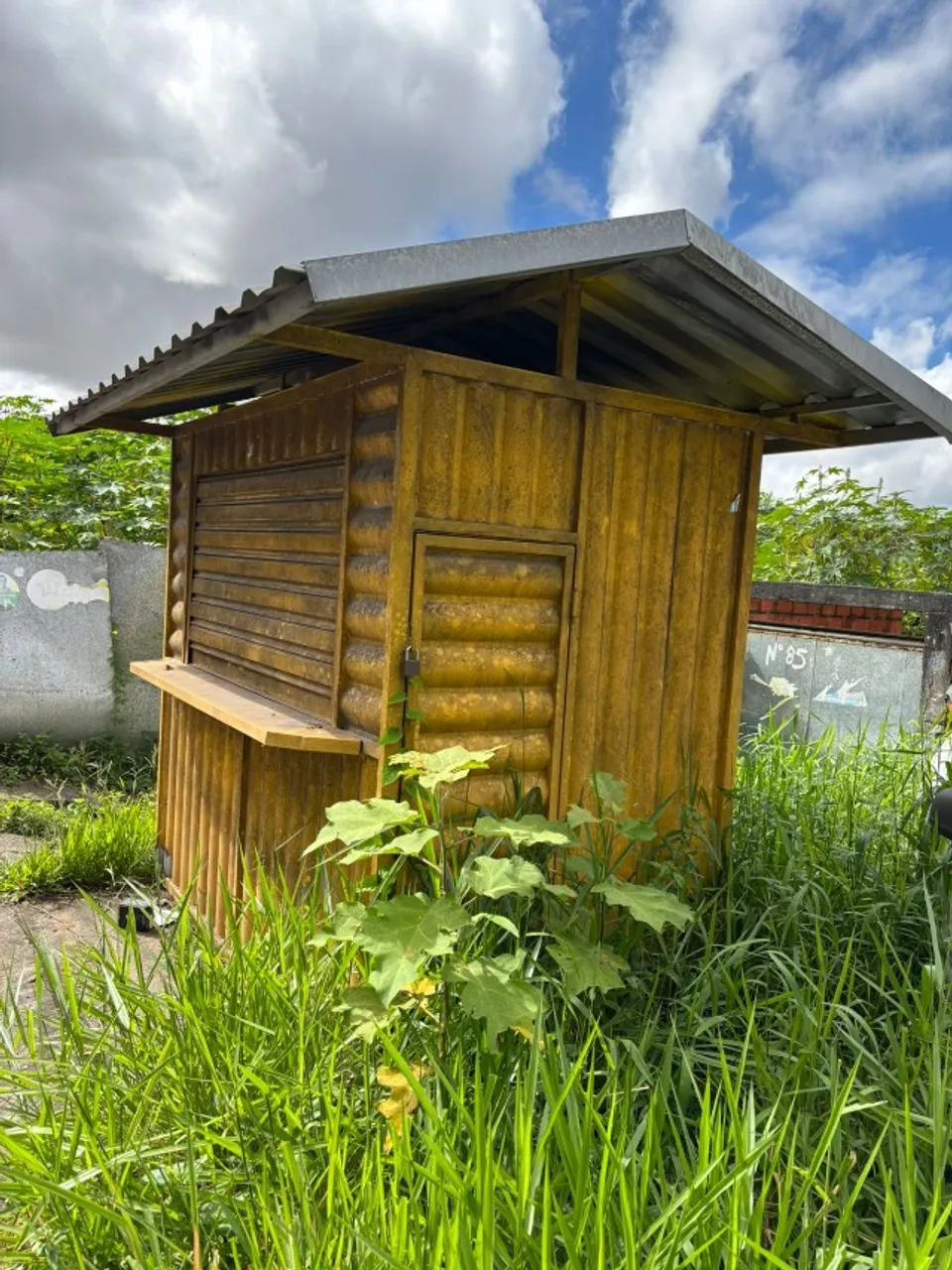Barraca Metálica para lanches.