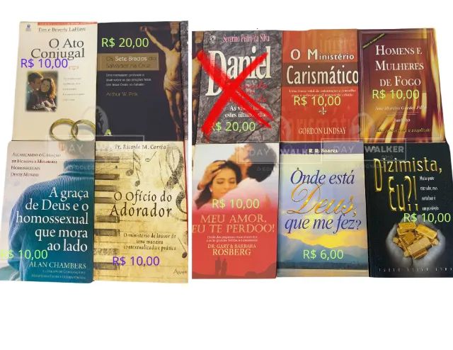 Livros religiosos Diversos - ótimo estado