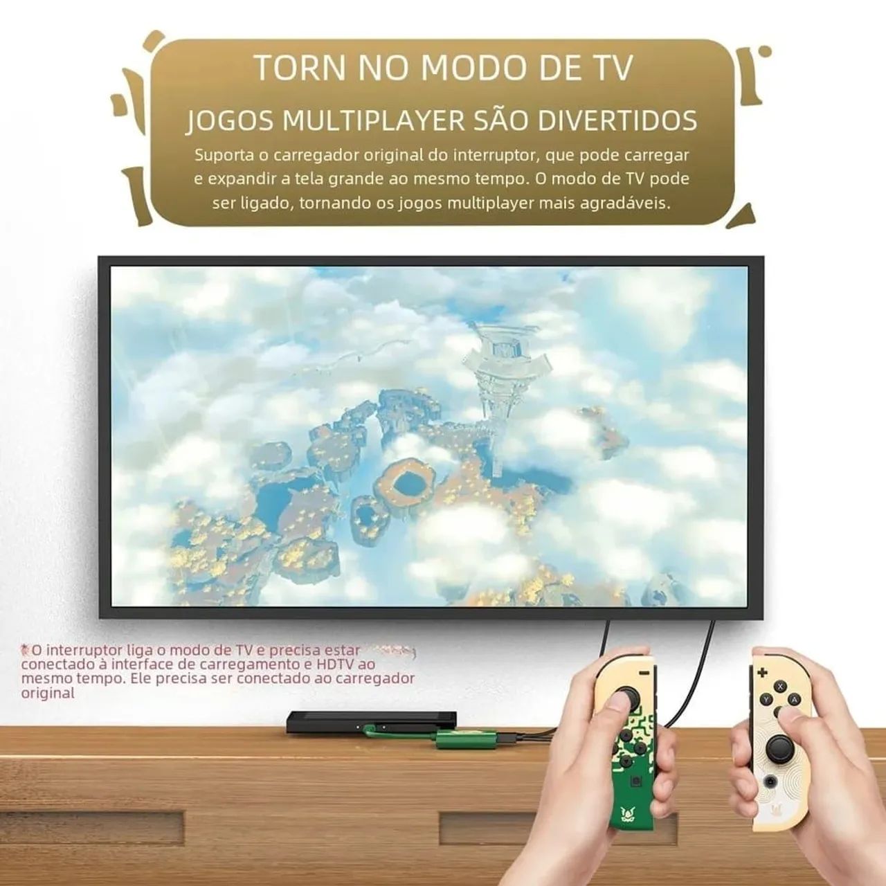 Docking Station 3 em 1 para Nintendo Switch - Foto 4