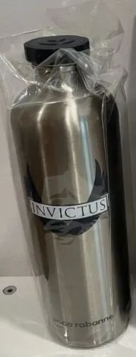 FRASCO DE AÇO INVICTUS BY PACO RABANNE RECIPIENTE DE ÁGUA  / CORRIDA  - Foto 5