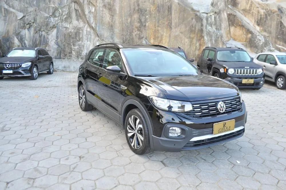 T-CROSS COMFORTLINE 200 1.0 TSI AT (TETO SOLAR) PRETA 2019/2020