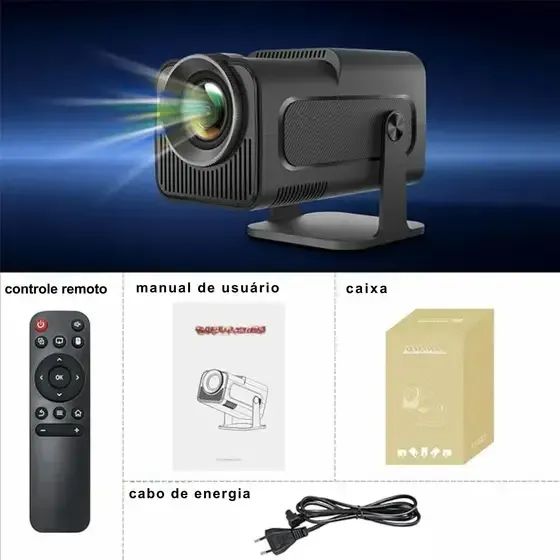 Projetor Android TV Box Integrada Novo - Foto 4
