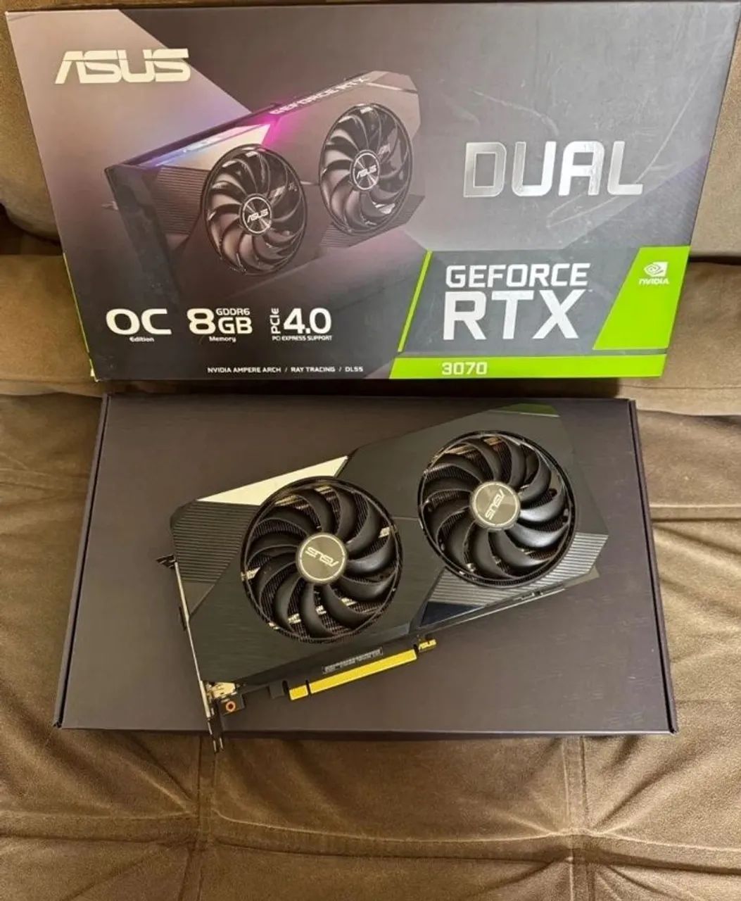 RTX 3070 oc  8gb - Asus Tuf Gaming RGB original - Foto 5