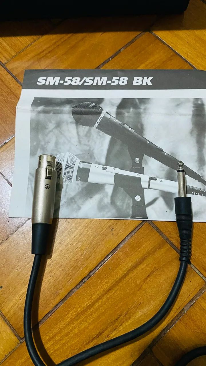 Microfone Le Son SM 58 P-4 Dinâmico Cardioide cor prata - Foto 2