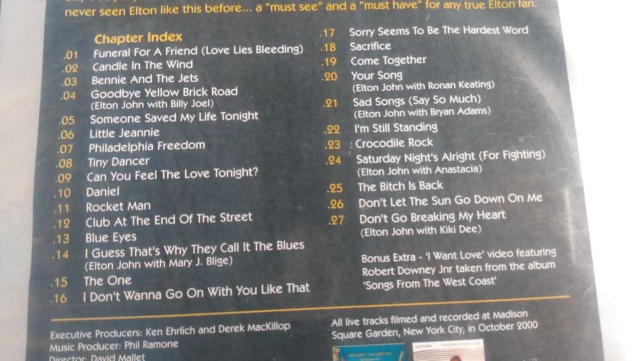DVD original Elton john show.  - Foto 3