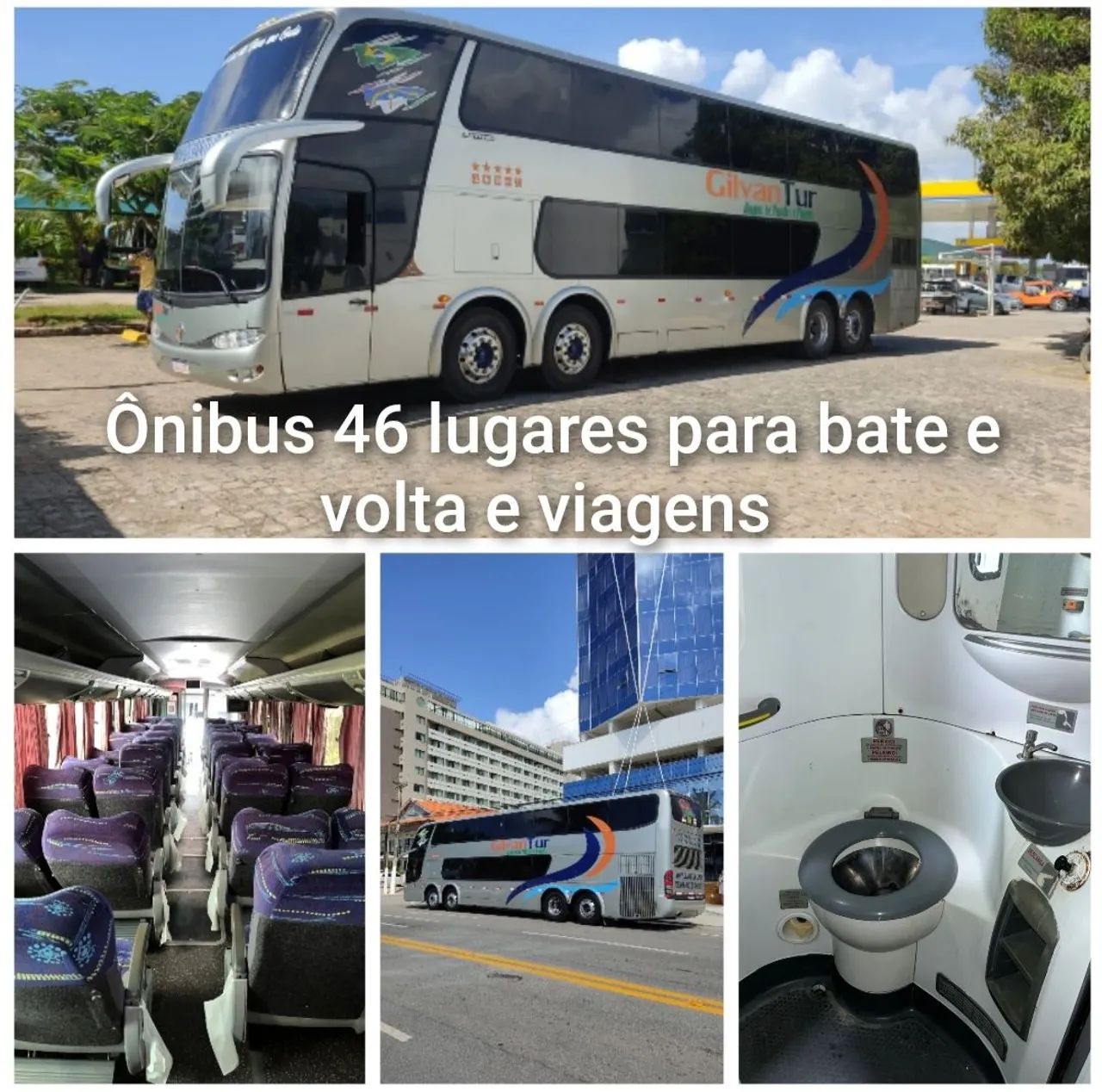 Van , micro , ônibus e carros de passeio. Fretamento, aluguel, viagens e turismo  - Foto 3