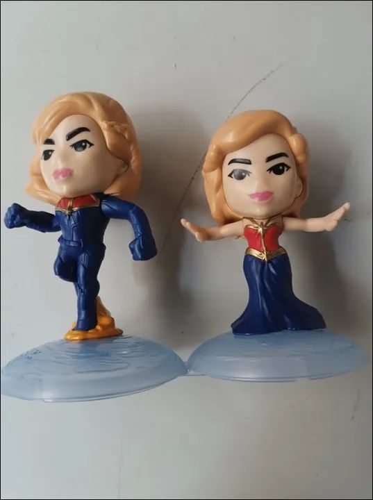 Colecionáveis As Marvels: Capitã Marvel & Princesa Carol - McDonald's 2023