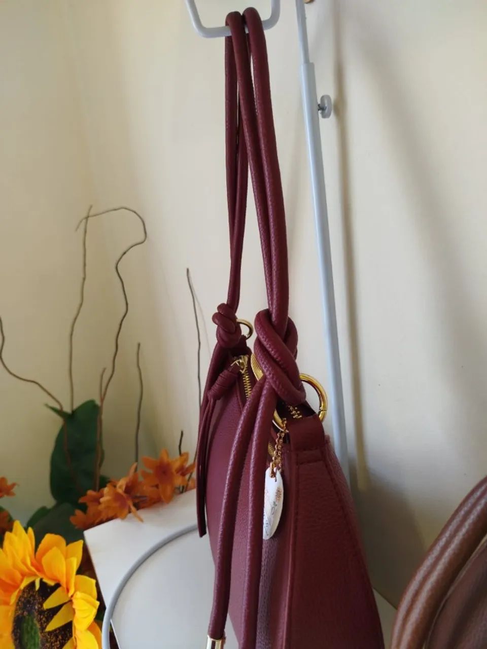 Bolsa Feminina Vinho Luxo - Nova da Girassol Acessórios!