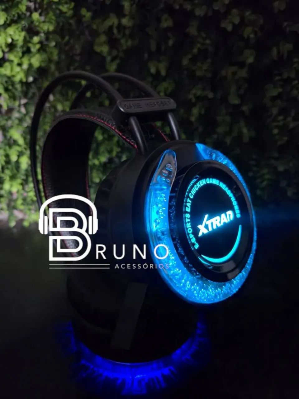 Headset gamer rgb com microfone 