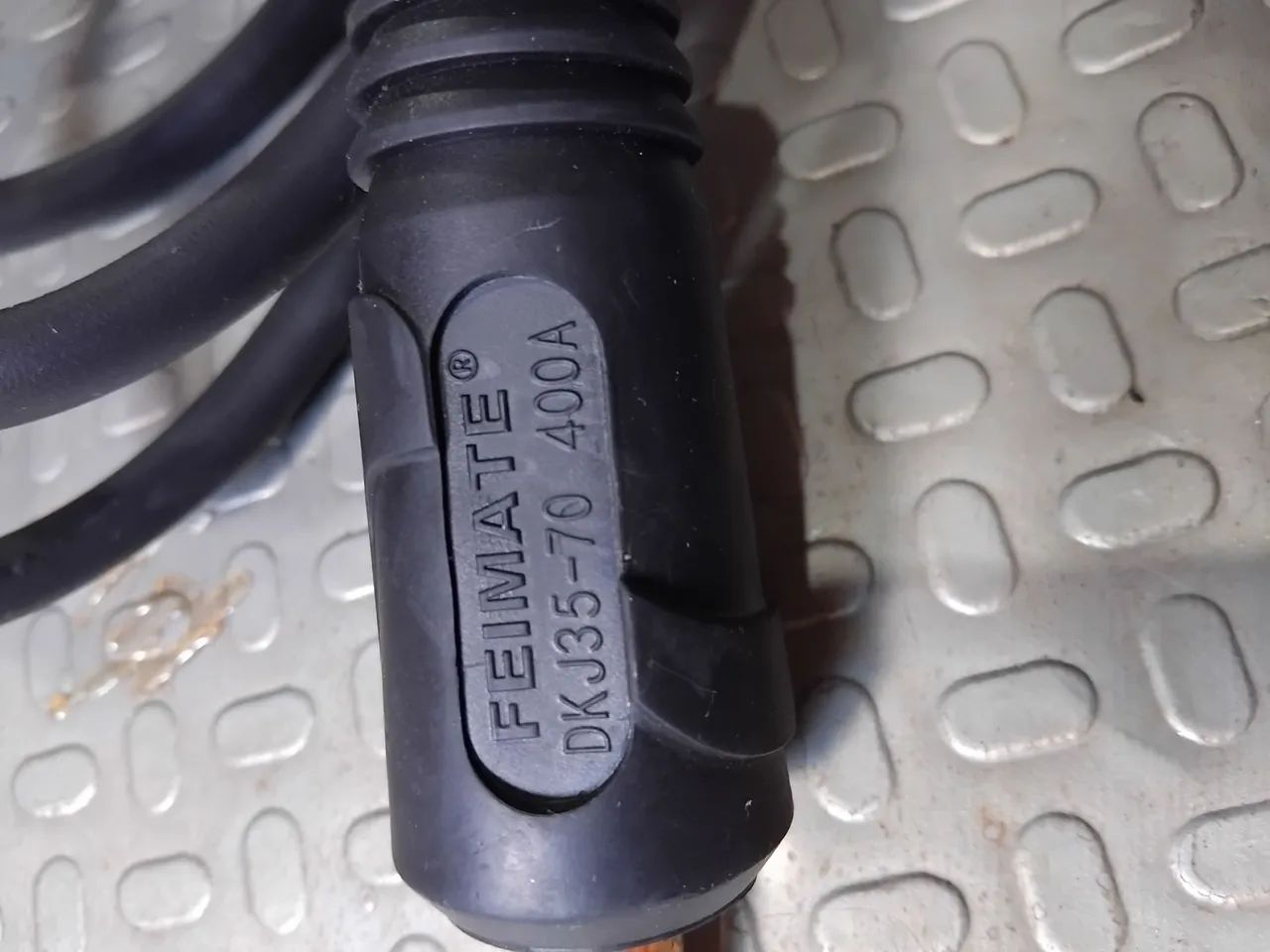 Cabo de solda com garra esab 